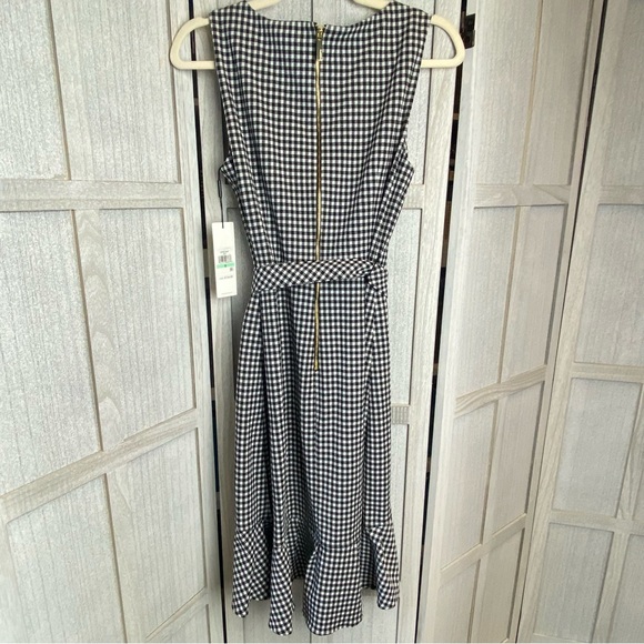 Calvin Klein Checkered Ruffle Dress - Picture 6 of 13